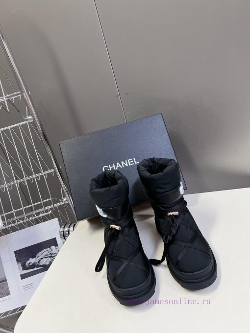 Chanel Coco neige Chanel ski series height increasing shoes ski shoes snow boots original puiubv3ww8