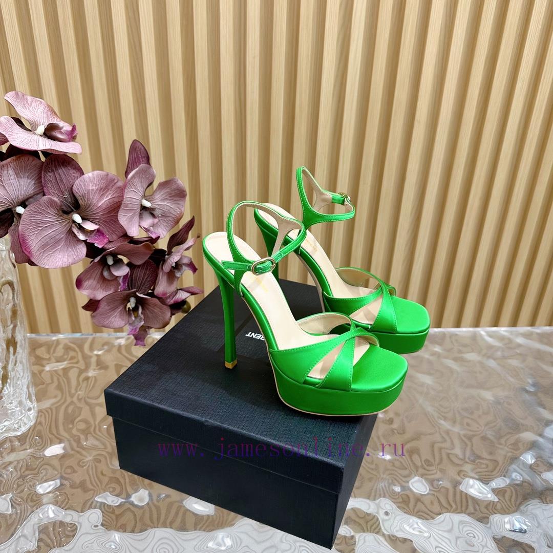 New YSL Saint Laurent - SS2024 Summer Fish Mouth High Heels New Fashion High Heels Sandals——rxhjeln1