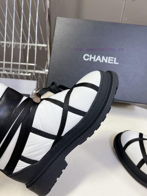 Chanel Coco neige Chanel ski series height increasing shoes ski shoes snow boots original pulq1tyy1i - Image 8