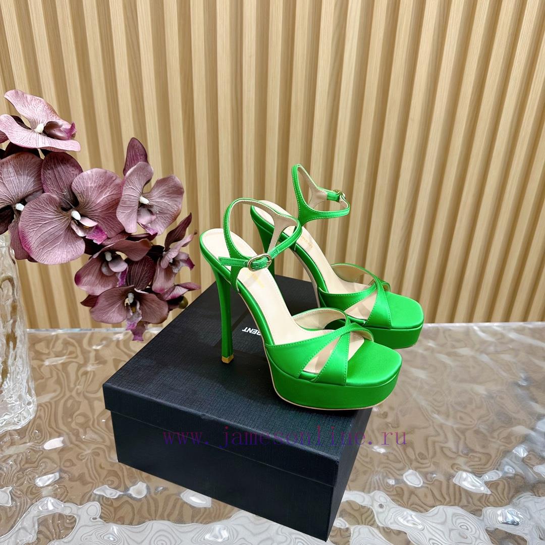 New YSL Saint Laurent - SS2024 Summer Fish Mouth High Heels New Fashion High Heels Sandals——rxhjeln1 - Image 2