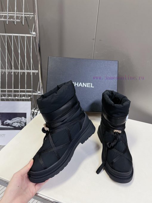 Chanel Coco neige Chanel ski series height increasing shoes ski shoes snow boots original puiubv3ww8 - Image 5