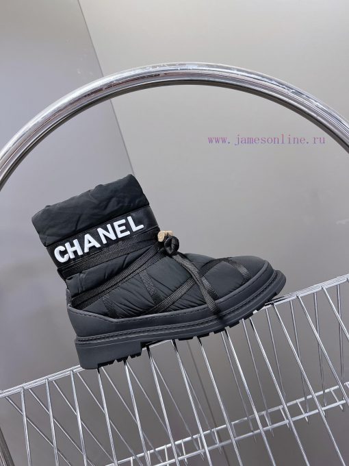 Chanel Coco neige Chanel ski series height increasing shoes ski shoes snow boots original puiubv3ww8 - Image 6