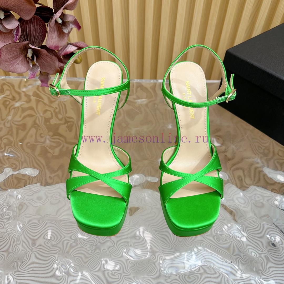 New YSL Saint Laurent - SS2024 Summer Fish Mouth High Heels New Fashion High Heels Sandals——rxhjeln1 - Image 5