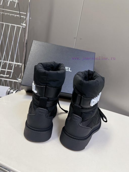 Chanel Coco neige Chanel ski series height increasing shoes ski shoes snow boots original puiubv3ww8 - Image 9