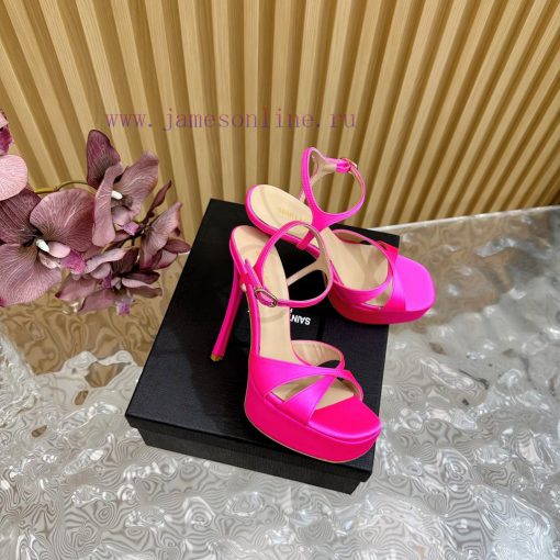 New YSL Saint Laurent - SS2024 Summer Fish Mouth High Heels New Fashion High Heels Sandals——pjnmx3f2 - Image 3