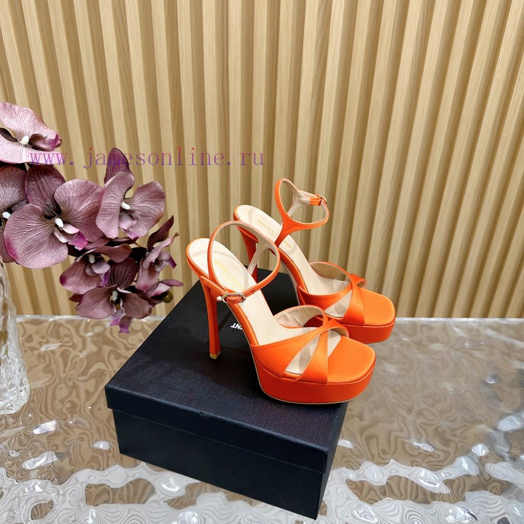 New YSL Saint Laurent - SS2024 Summer Fish Mouth High Heels New Fashion High Heels Sandals——l06i00ta