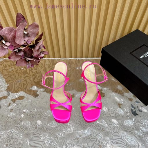 New YSL Saint Laurent - SS2024 Summer Fish Mouth High Heels New Fashion High Heels Sandals——pjnmx3f2 - Image 5