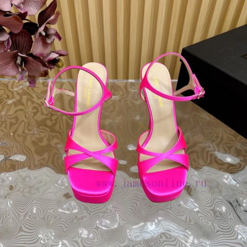 New YSL Saint Laurent - SS2024 Summer Fish Mouth High Heels New Fashion High Heels Sandals——pjnmx3f2 - Image 6