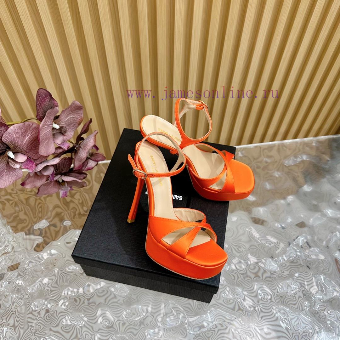 New YSL Saint Laurent - SS2024 Summer Fish Mouth High Heels New Fashion High Heels Sandals——l06i00ta - Image 3