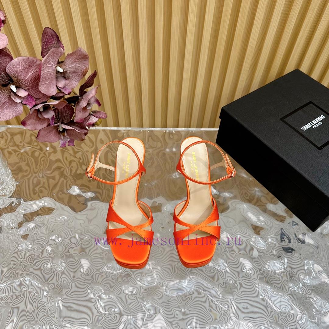 New YSL Saint Laurent - SS2024 Summer Fish Mouth High Heels New Fashion High Heels Sandals——l06i00ta - Image 4