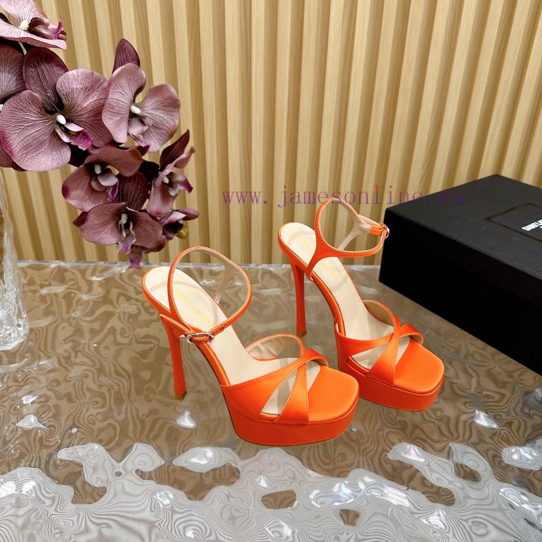 New YSL Saint Laurent - SS2024 Summer Fish Mouth High Heels New Fashion High Heels Sandals——l06i00ta - Image 6
