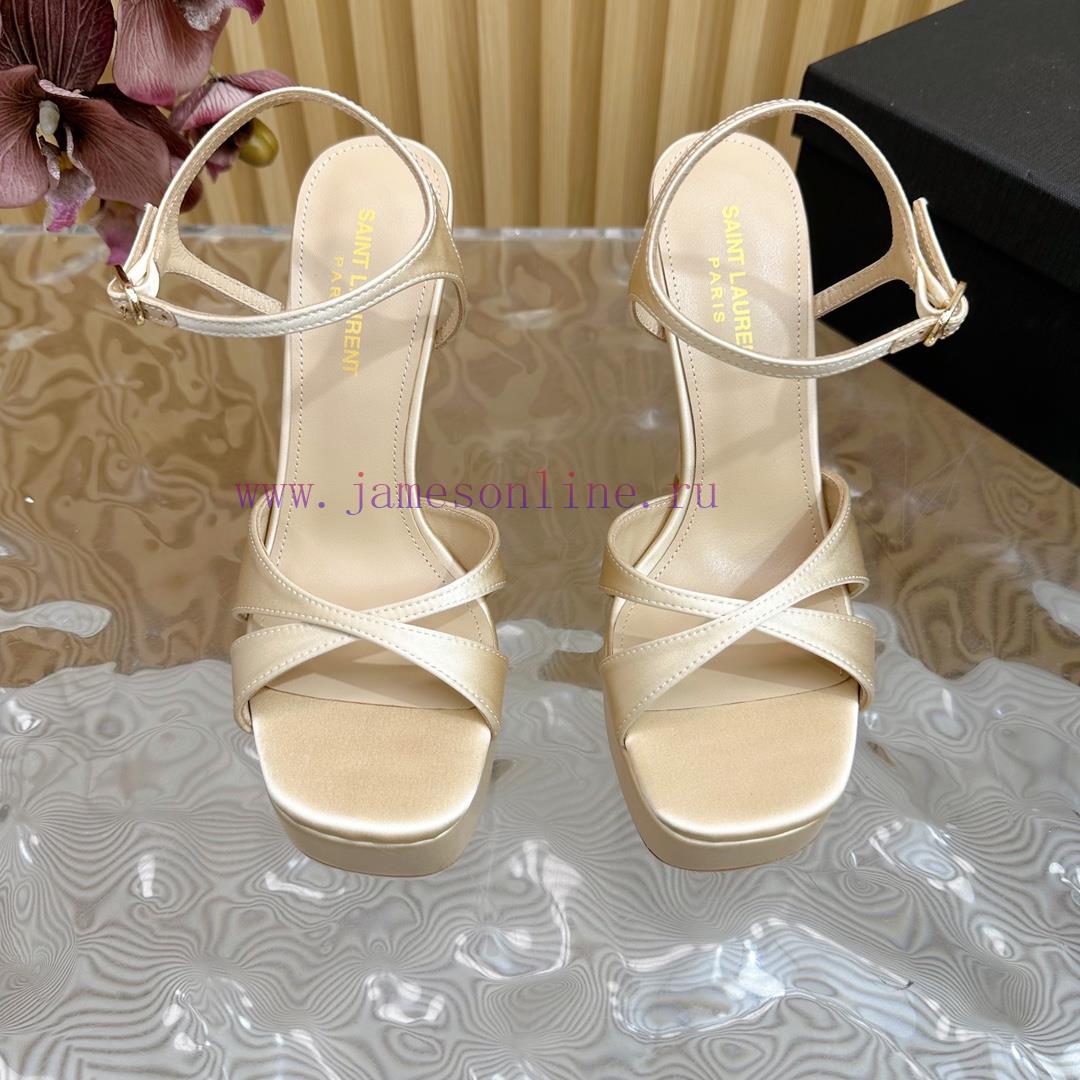 New YSL Saint Laurent - SS2024 Summer Fish Mouth High Heels New Fashion High Heels Sandals——39lbxops - Image 6