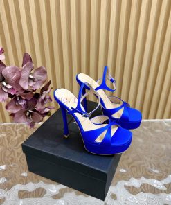 New YSL Saint Laurent - SS2024 Summer Fish Mouth High Heels New Fashion High Heels Sandals——sbkx98ji