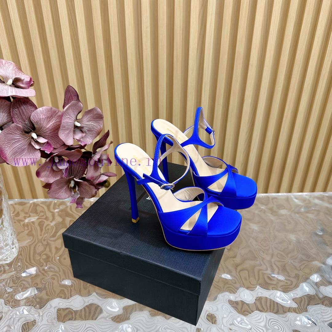 New YSL Saint Laurent - SS2024 Summer Fish Mouth High Heels New Fashion High Heels Sandals——sbkx98ji