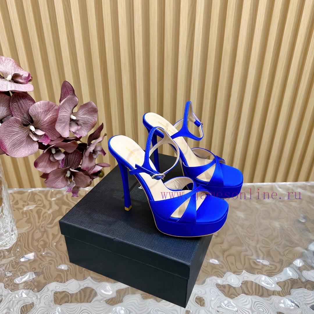 New YSL Saint Laurent - SS2024 Summer Fish Mouth High Heels New Fashion High Heels Sandals——sbkx98ji - Image 2