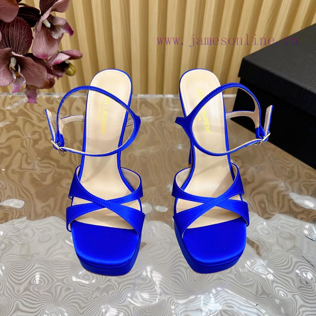 New YSL Saint Laurent - SS2024 Summer Fish Mouth High Heels New Fashion High Heels Sandals——sbkx98ji - Image 6