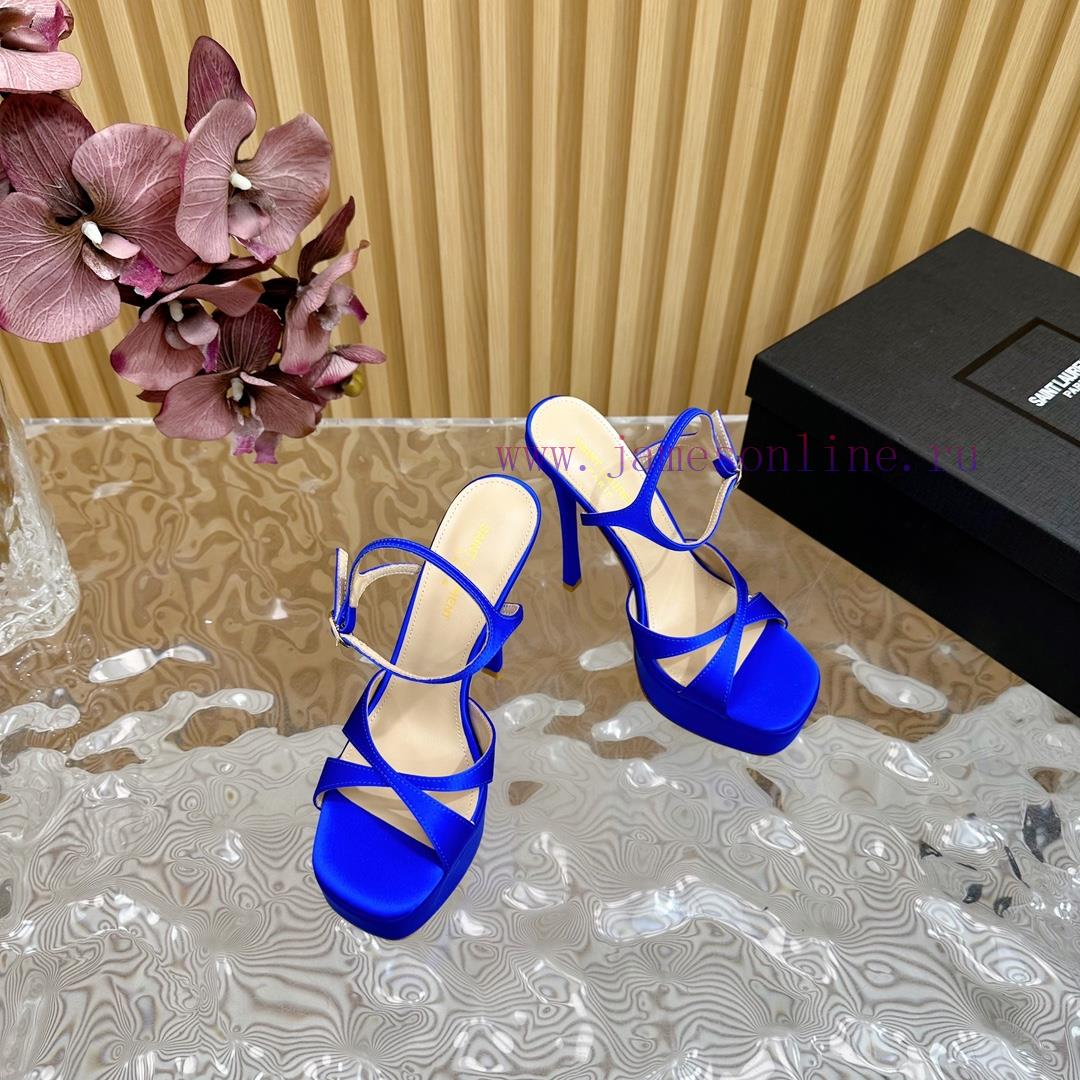 New YSL Saint Laurent - SS2024 Summer Fish Mouth High Heels New Fashion High Heels Sandals——sbkx98ji - Image 7