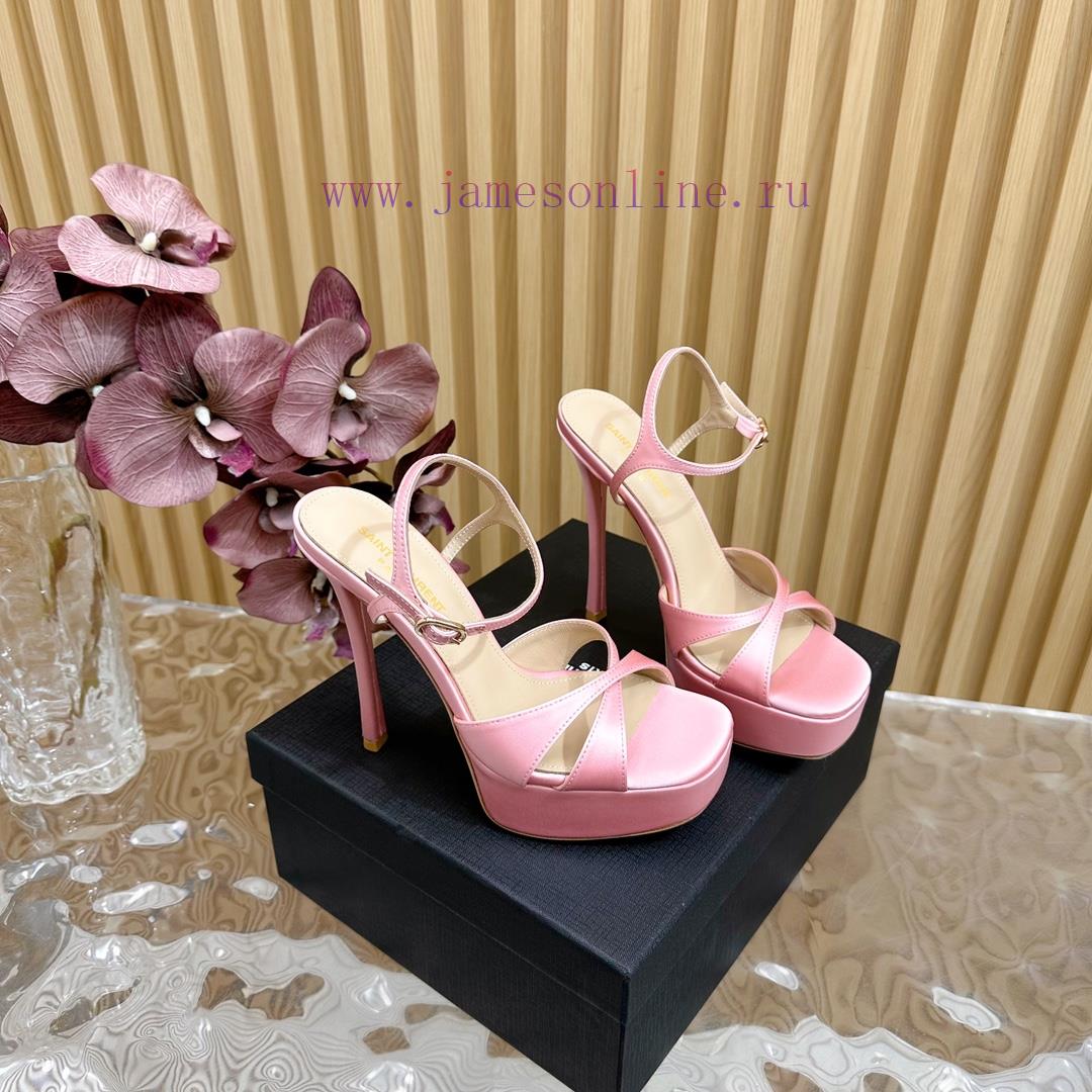 New YSL Saint Laurent - SS2024 Summer Fish Mouth High Heels New Fashion High Heels Sandals——4fzt47sp - Image 4
