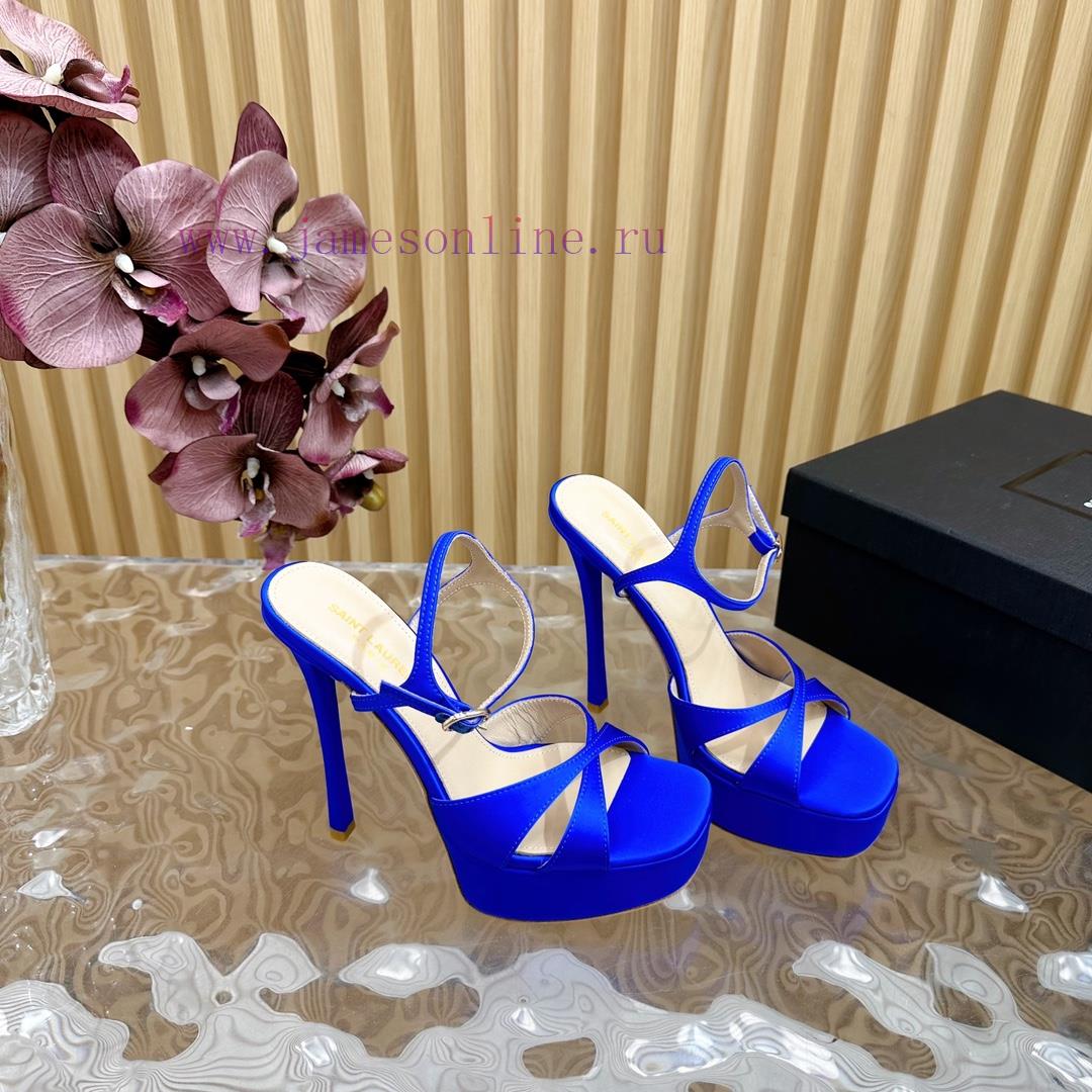 New YSL Saint Laurent - SS2024 Summer Fish Mouth High Heels New Fashion High Heels Sandals——sbkx98ji - Image 9