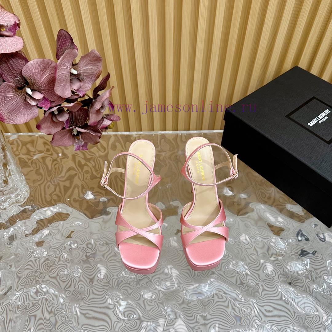 New YSL Saint Laurent - SS2024 Summer Fish Mouth High Heels New Fashion High Heels Sandals——4fzt47sp - Image 5
