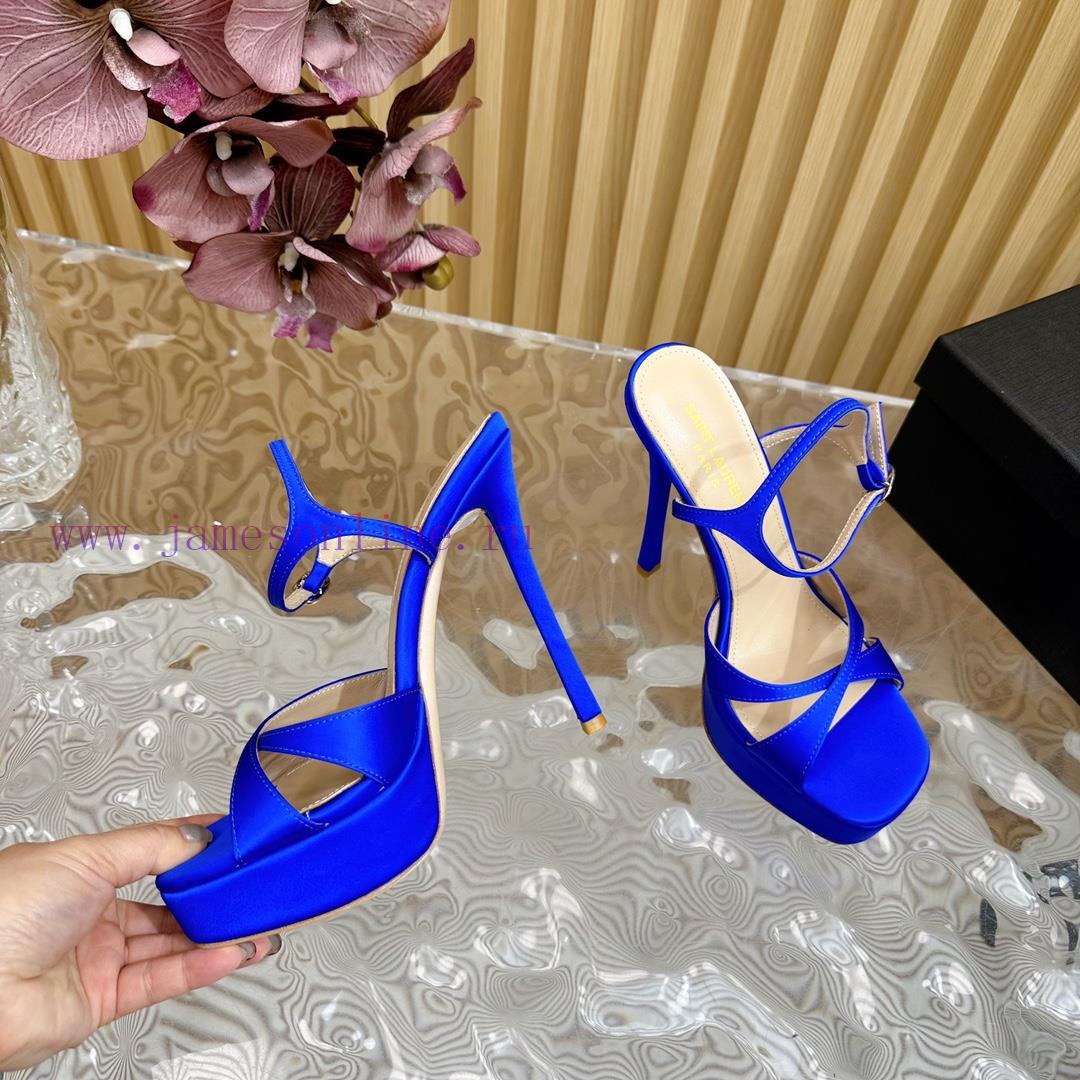 New YSL Saint Laurent - SS2024 Summer Fish Mouth High Heels New Fashion High Heels Sandals——sbkx98ji - Image 10