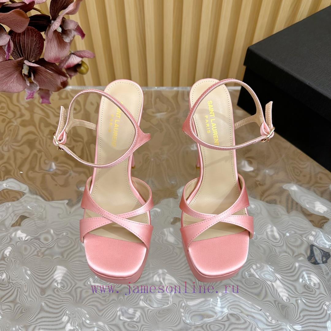 New YSL Saint Laurent - SS2024 Summer Fish Mouth High Heels New Fashion High Heels Sandals——4fzt47sp - Image 6