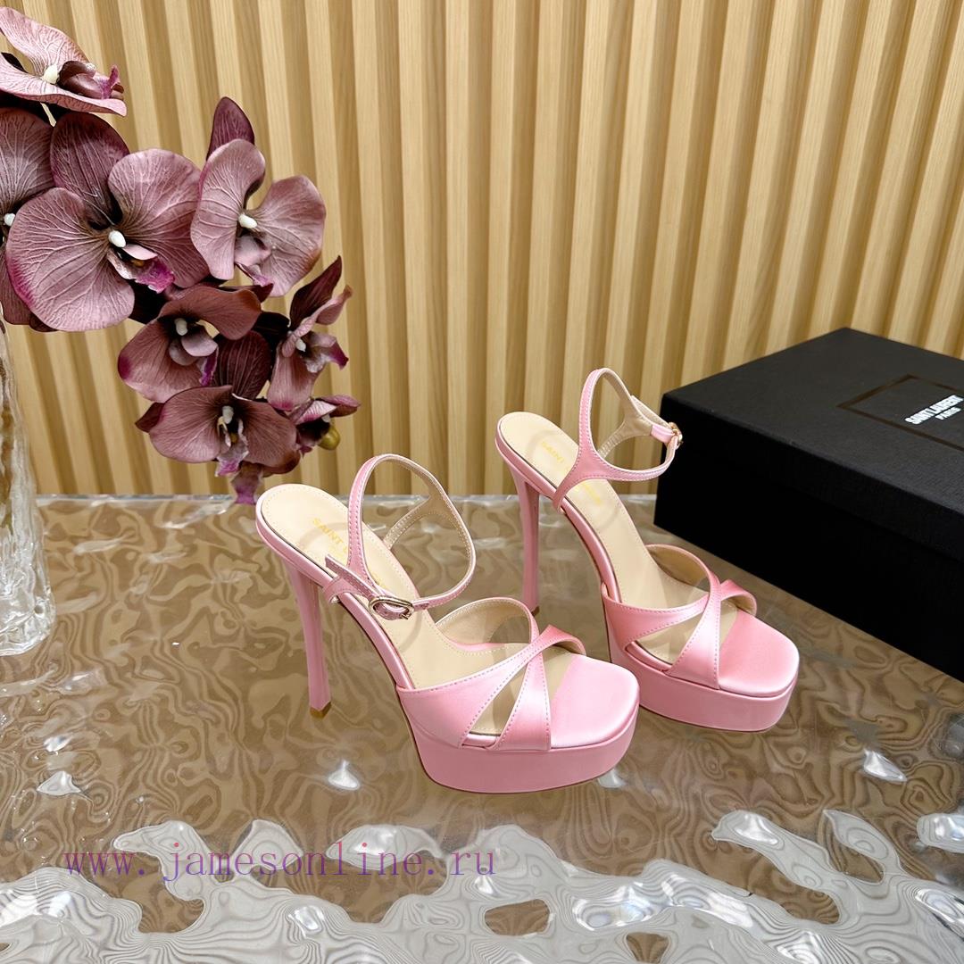 New YSL Saint Laurent - SS2024 Summer Fish Mouth High Heels New Fashion High Heels Sandals——4fzt47sp - Image 10