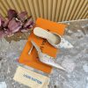 Top LV | Louis Vuitton2024 early spring new mid antique style sandals featuring rear empty sqvkxvsnf