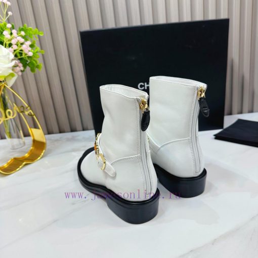 CHANEL 2024 Autumn Martin Boots Single Shoes Sandals SlippersEuropean purchasing agent&Xiangudrllf23 - Image 9