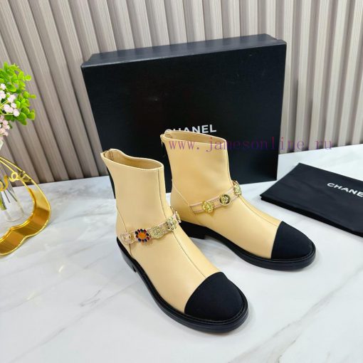 CHANEL 2024 Autumn Martin Boots Single Shoes Sandals SlippersEuropean purchasing agent&Xiangjva6gn30