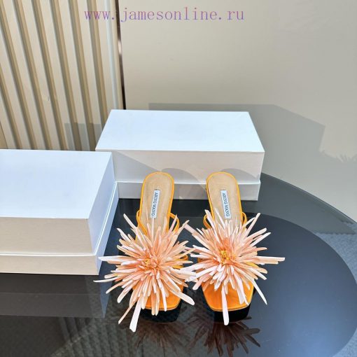 ABING WANG OriginalThai designer offers multiple handmade Bangkok floral open toe slippers ay1ikecfh - Image 3
