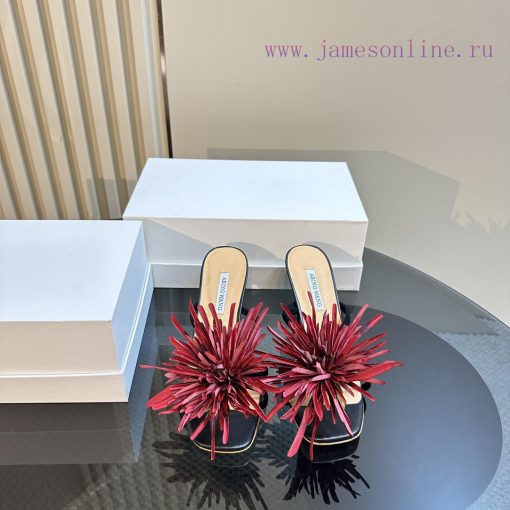 ABING WANG OriginalThai designer offers multiple handmade Bangkok floral open toe slippers a5hbarmmx - Image 3