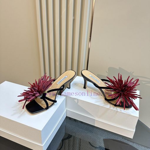 ABING WANG OriginalThai designer offers multiple handmade Bangkok floral open toe slippers a5hbarmmx - Image 4