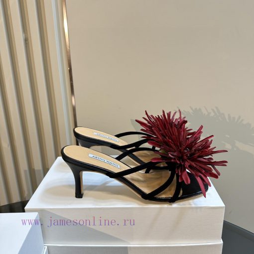 ABING WANG OriginalThai designer offers multiple handmade Bangkok floral open toe slippers a5hbarmmx - Image 6