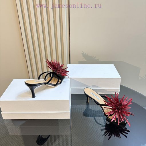 ABING WANG OriginalThai designer offers multiple handmade Bangkok floral open toe slippers a5hbarmmx - Image 7