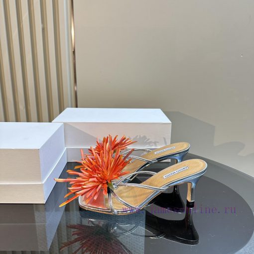 ABING WANG OriginalThai designer offers multiple handmade Bangkok floral open toe slippers a9sfk6wmi - Image 2