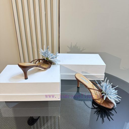 ABING WANG OriginalThai designer offers multiple handmade Bangkok floral open toe slippers aqqicrfcp - Image 7