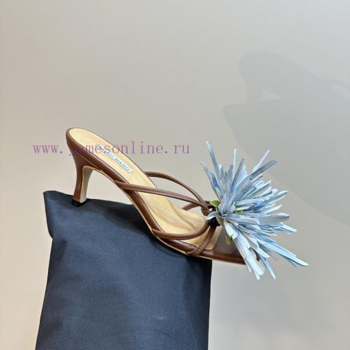 ABING WANG OriginalThai designer offers multiple handmade Bangkok floral open toe slippers aqqicrfcp - Image 8