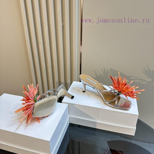 ABING WANG OriginalThai designer offers multiple handmade Bangkok floral open toe slippers a9sfk6wmi - Image 5