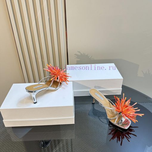 ABING WANG OriginalThai designer offers multiple handmade Bangkok floral open toe slippers a9sfk6wmi - Image 7