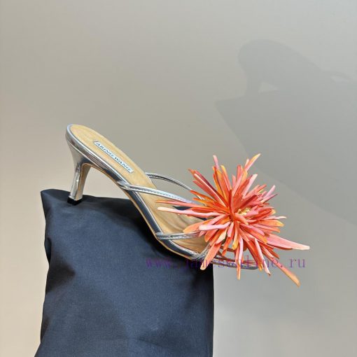 ABING WANG OriginalThai designer offers multiple handmade Bangkok floral open toe slippers a9sfk6wmi - Image 8