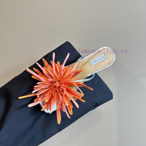 ABING WANG OriginalThai designer offers multiple handmade Bangkok floral open toe slippers a9sfk6wmi - Image 9