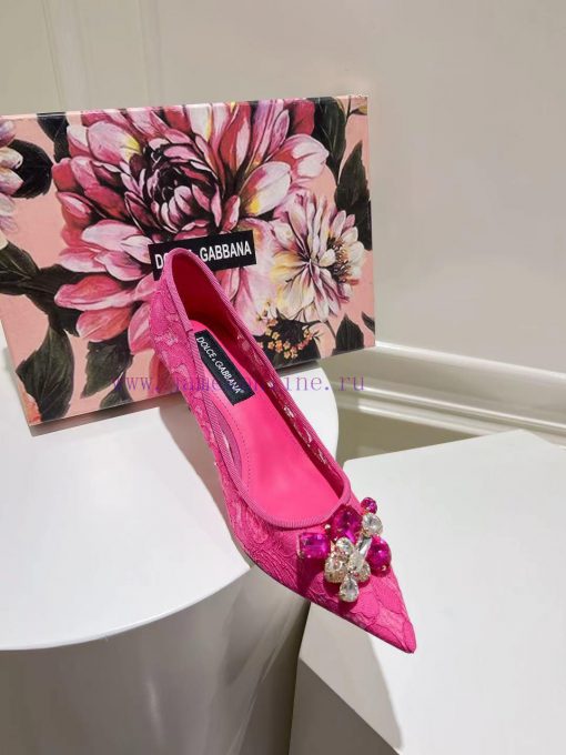 DG new size 35-42 genuine leather outsole, lace mesh sheepskin lining, footrest height 6.5cm86o3npg3 - Image 6