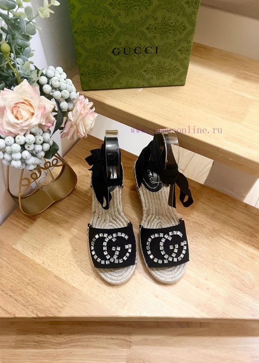 GUCCI/Gucci 25ss Early Spring Water Diamond GG Letter Pattern Decoration Garden Head Gucci Gu8frdlvi