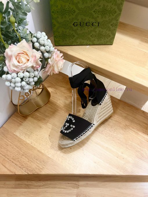 GUCCI/Gucci 25ss Early Spring Water Diamond GG Letter Pattern Decoration Garden Head Gucci Gu8frdlvi - Image 6