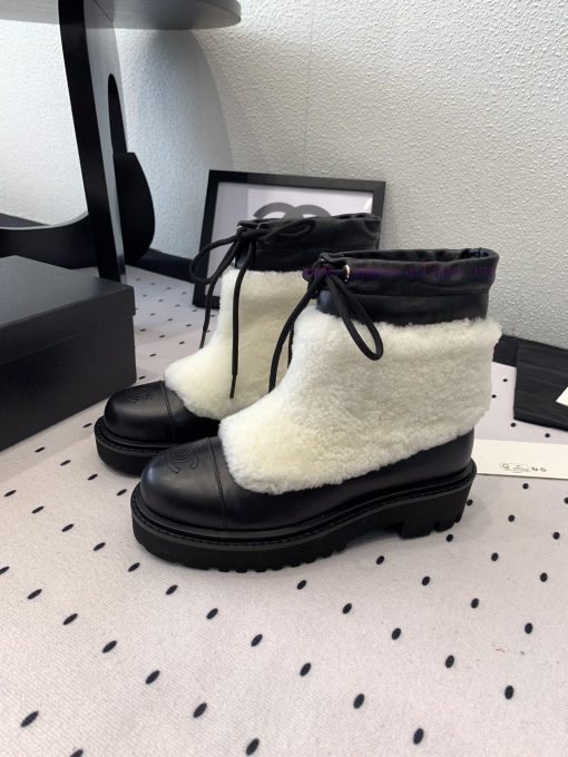 Chanel's new fur short boots are being shipped this autumn and winter. They are a must-have uwj13idn - Image 4