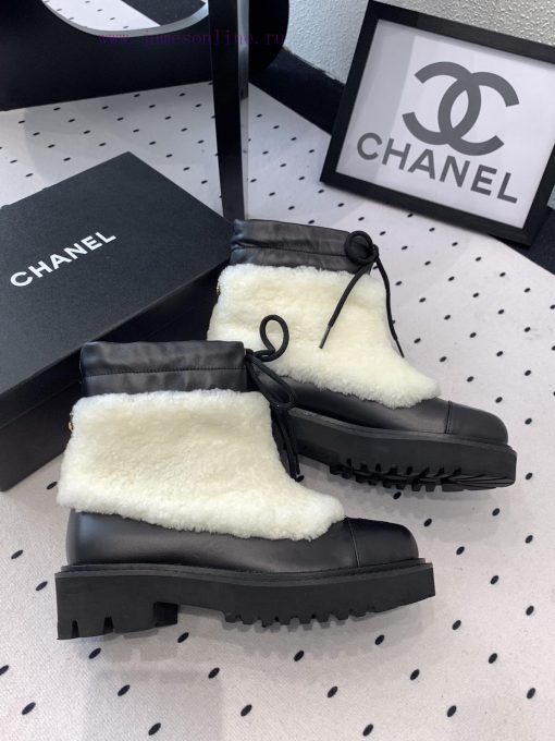 Chanel's new fur short boots are being shipped this autumn and winter. They are a must-have uwj13idn - Image 6