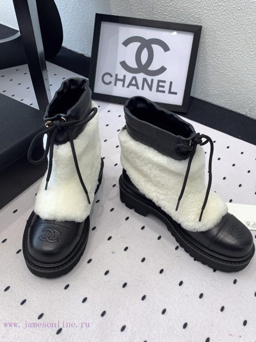 Chanel's new fur short boots are being shipped this autumn and winter. They are a must-have uwj13idn - Image 9