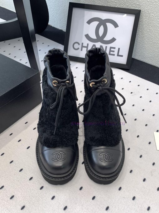 Chanel's new fur short boots are being shipped this autumn and winter. They are a must-have 7ku5odwh - Image 2