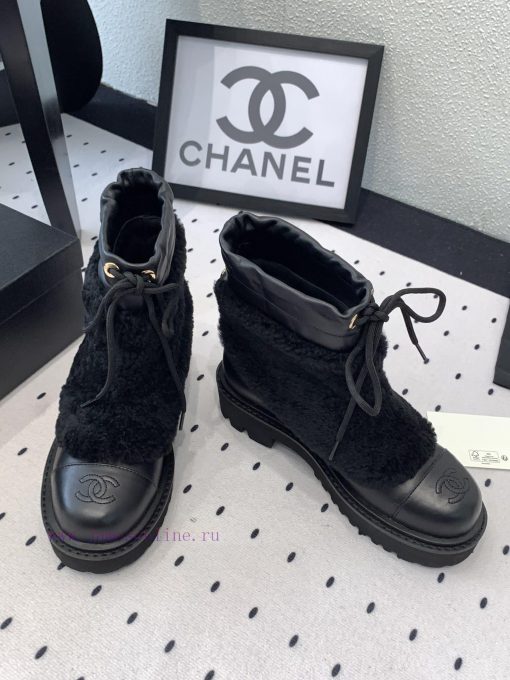 Chanel's new fur short boots are being shipped this autumn and winter. They are a must-have 7ku5odwh - Image 9